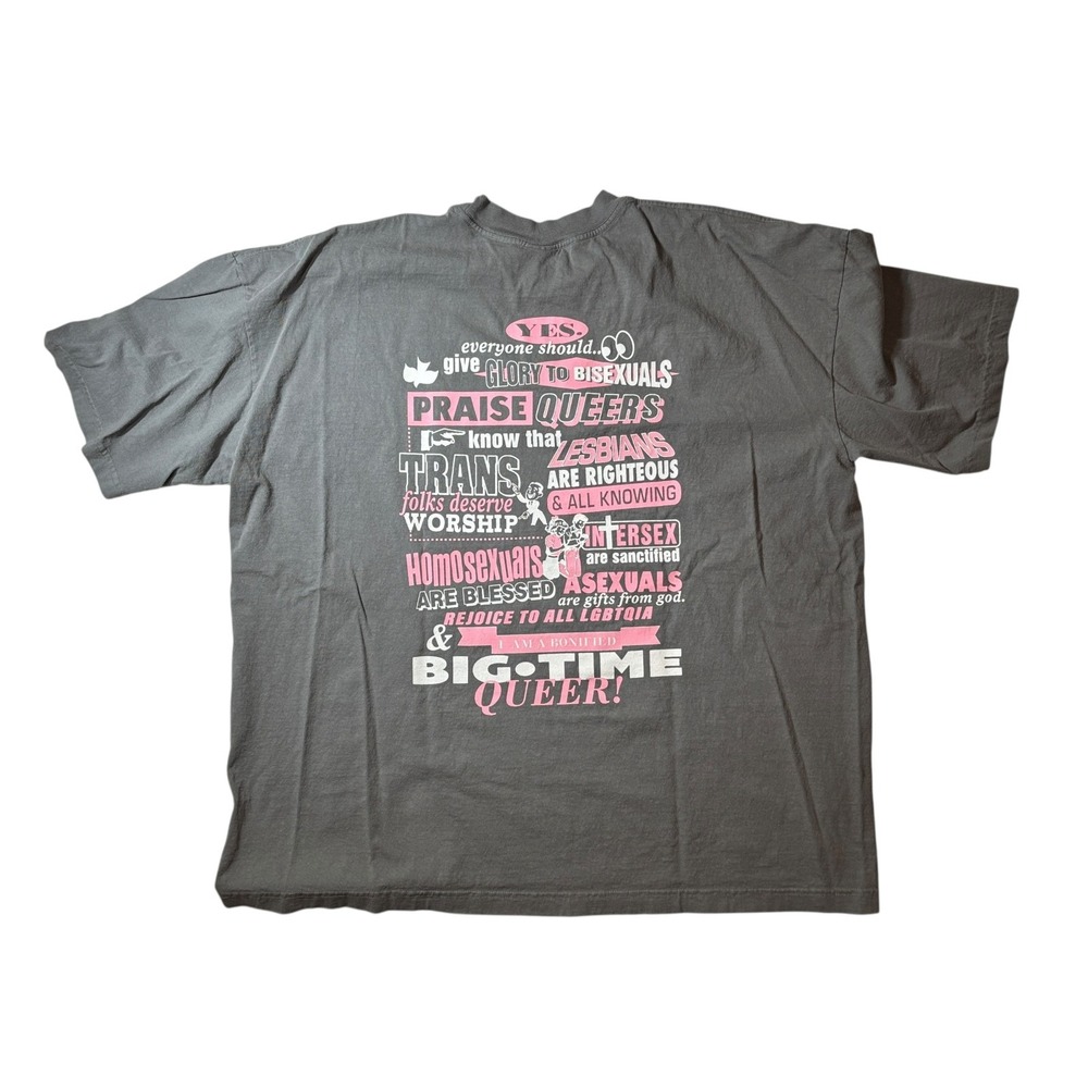 LOCKWOOD 51 LGBTQ Bi‎ Trans Queer Graphic T-Shirt XXL